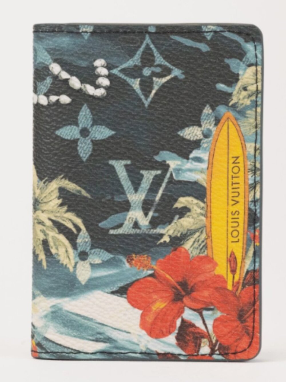 Louis Vuitton LV Pocket Organizer M83498 Surfin' Navy Blue Card